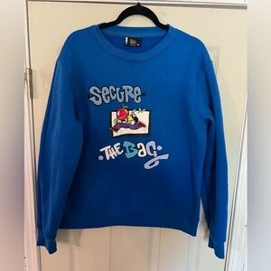 Secure the Bag - Bleecker & Mercer Sweatshirt - Money Cash Stacks